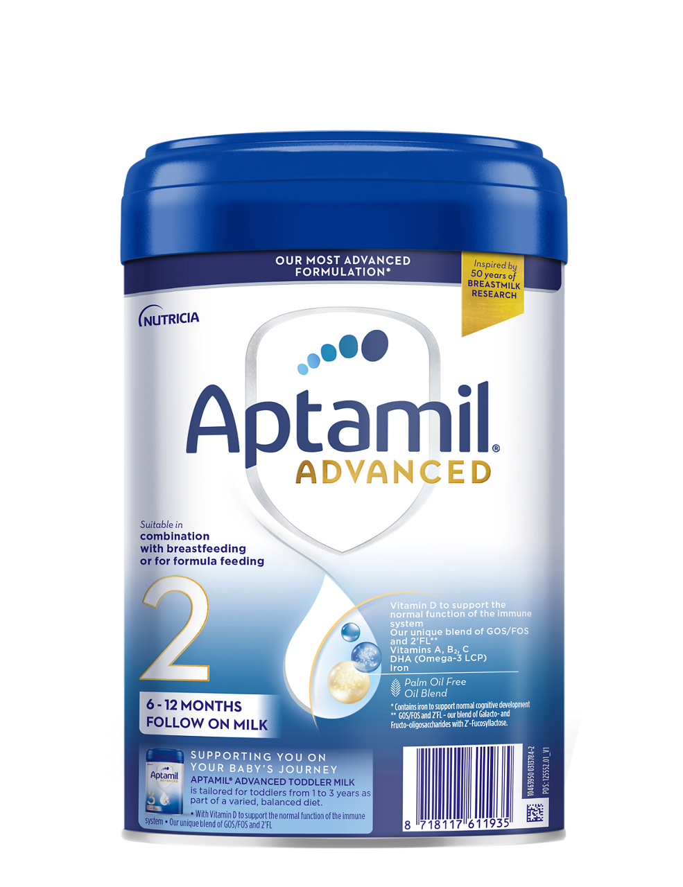 Aptamil® Advanced Follow On Milk 800g Pack | Aptashop